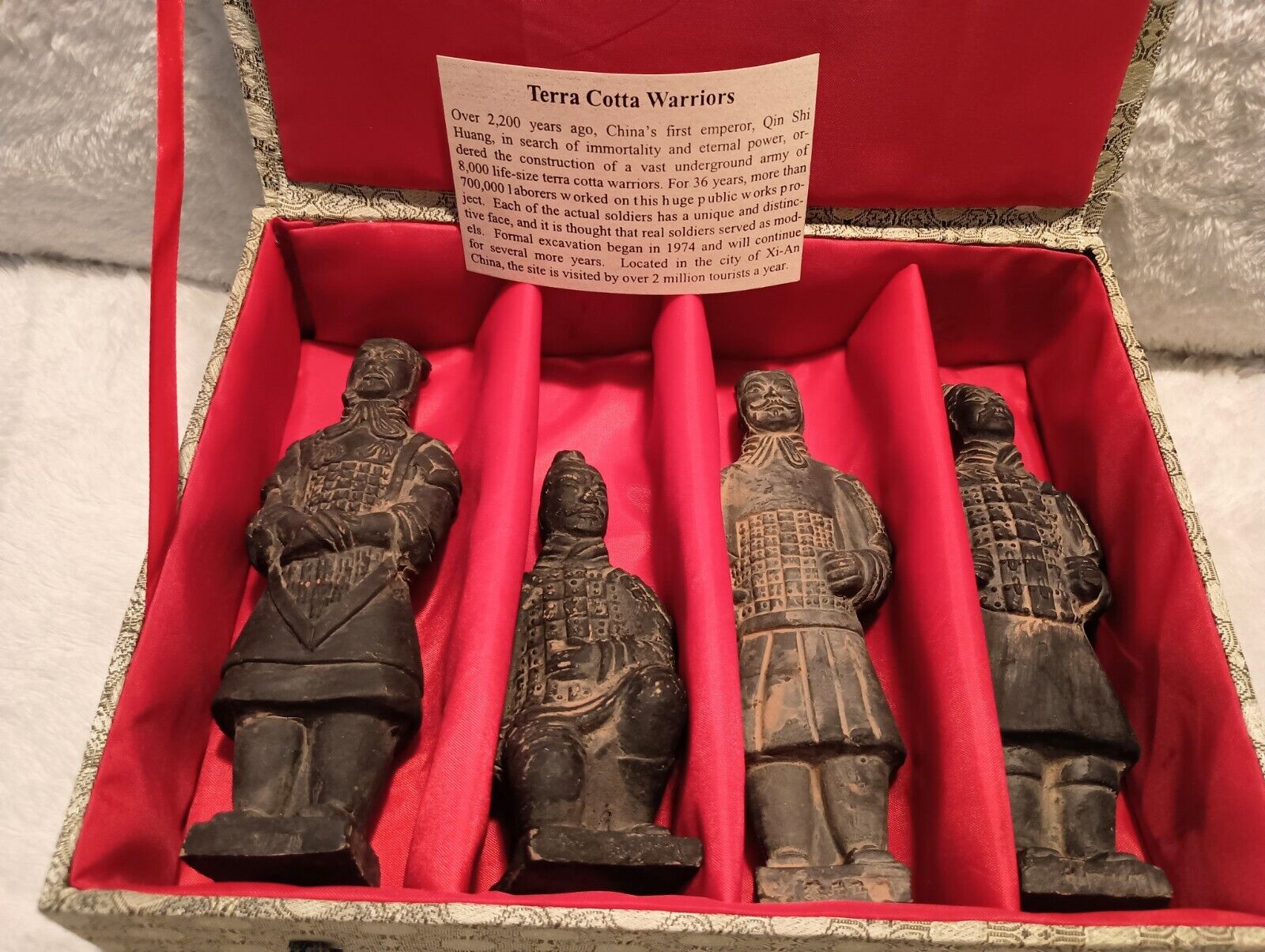 Set Of 4 Terracotta Chinese Warriors