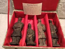 Set Of 4 Terracotta Chinese Warriors picture
