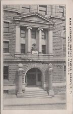 Albany, NY: Masonic Temple, James Ten Eyck Bust - Vtg New York Capital Postcard picture