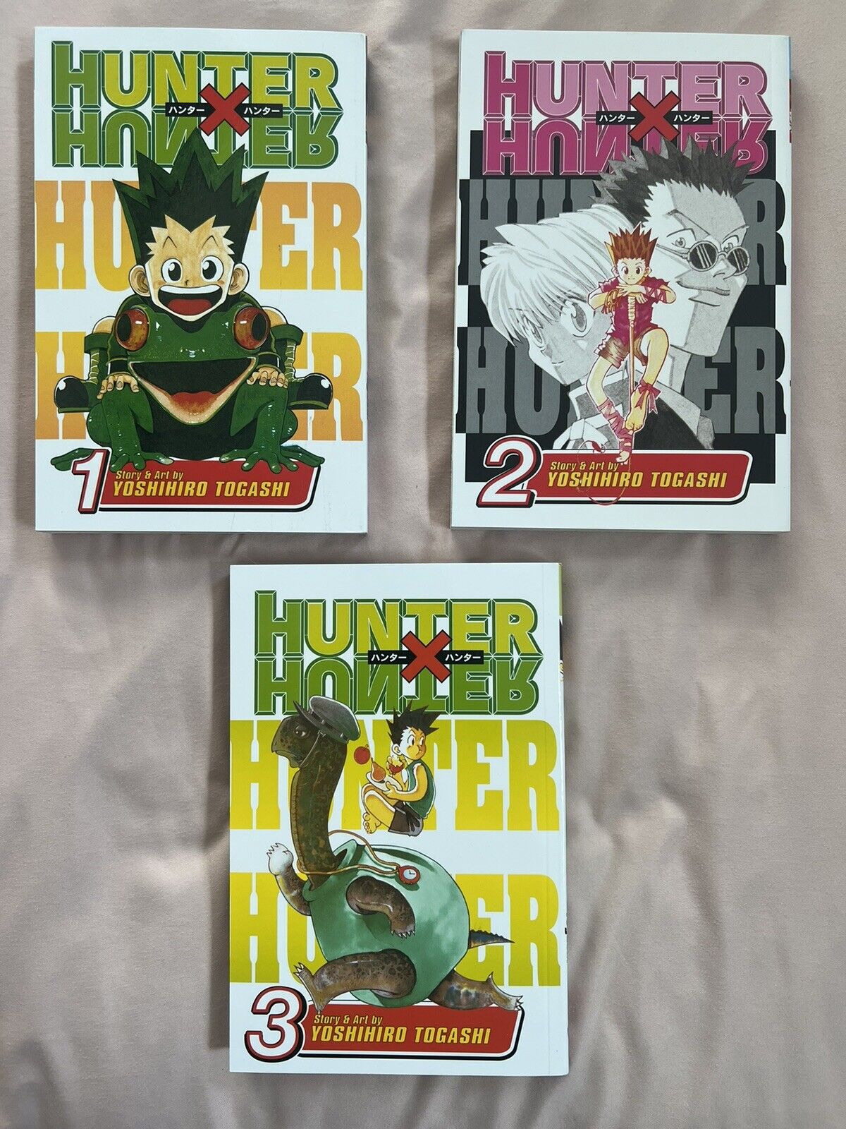 Hunter X Hunter Manga Volumes 1-3