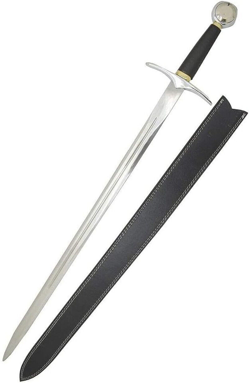 Medieval Warrior Fantasy Swords Comes with Black Leather Sheath