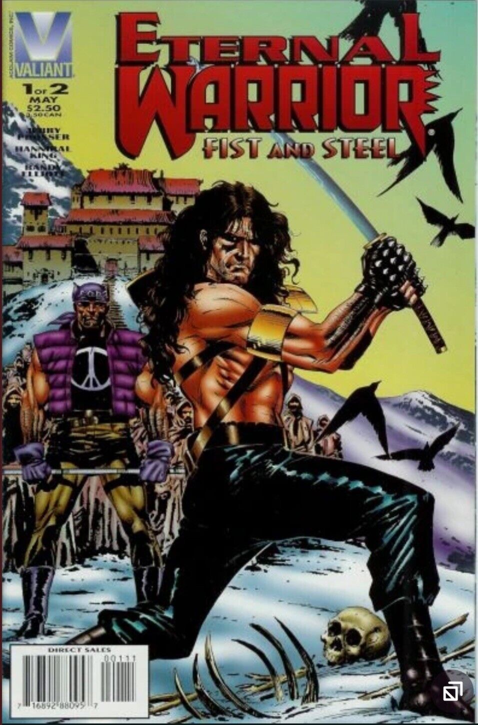 ETERNAL WARRIOR : Fist And Steel - #1 & #2 Set Valiant Comics (1996) Geomancer
